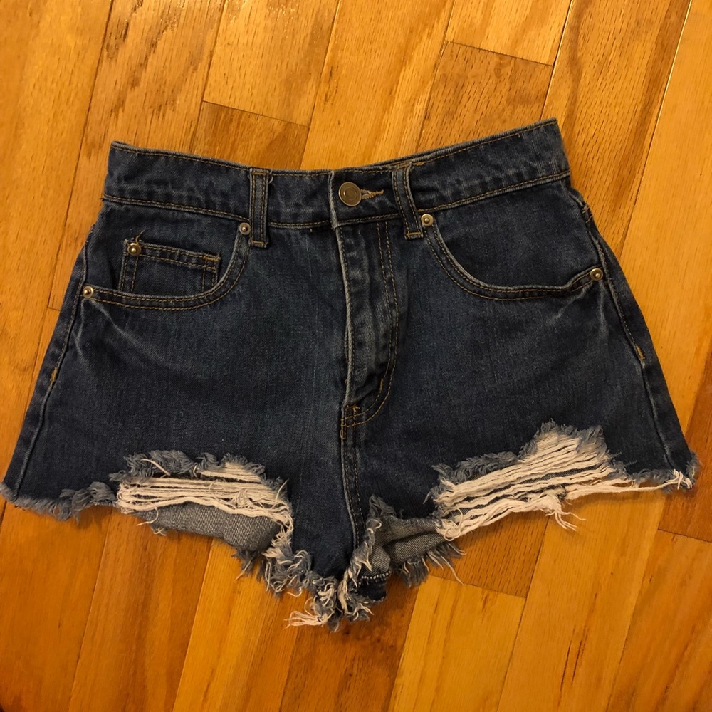 High waisted shorts